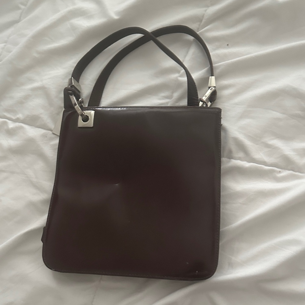 Enzo Angiolini Dark Brown Mini Bag